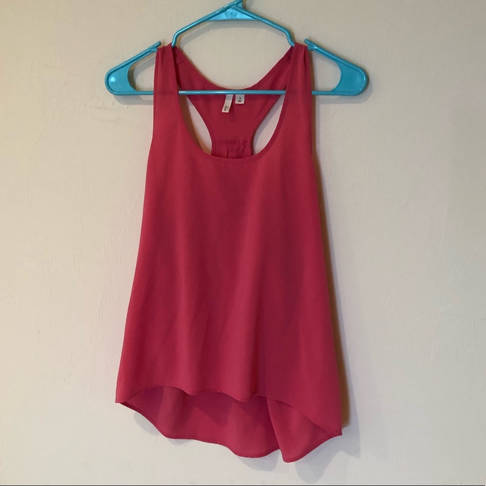 2 Pleated racerback tanks